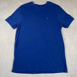 TOMMY HILFIGER Mens Medium Classic Blue T-shirt
